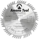 Amana Tool 610504 Combination 10-Inch x 50 Tooth 4ATB+1 Raker  5/8-Inch Bore Saw Blade
