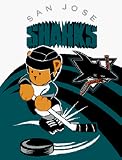 San Jose Sharks Baby Blanket Throw