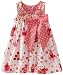 Jelly The Pug Girls 2-6X Cake Puffy Dress, White/Pink Bow, 3T