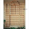 Rustic Natural Cedar ENG. WALL TRELLIS SIDE - 501