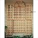 Rustic Natural Cedar ENG. WALL TRELLIS SIDE - 501