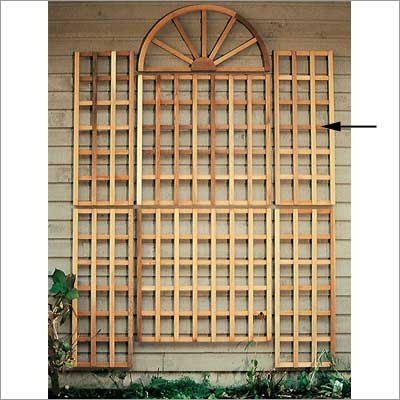 Kitchen: Rustic Natural Cedar ENG. WALL TRELLIS SIDE   501