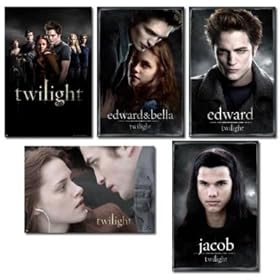 TWILIGHT MOVIE POSTER Ultimate Fan Gift SET- ALL FIVE COLLECTIBLE Posters Vampire Romance Robert Pattinson #C