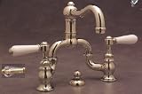 Rohl A1419LCIB Rohl Bathroom Faucets Bridge Tap With Crystal Levers  Inca Brass