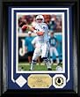 Peyton Manning Game Used Jersey Photomint "MVP" - Plaque