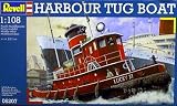 Harbor Tug Boat 1-108 Plastic Ship Model Kit by Revell Germany