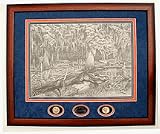 Florida Gators - The Swamp Deluxe Framed Lithograph By Joe Belt From Sports Marketing Internation
