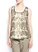 Mango Women's Animal Print T-shirt, M, Coal