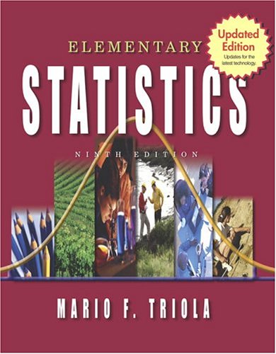 Elementary Statistics Update (9th Edition) (Triola Series)
