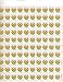 LOVE Heart Sheet of 100 x 22 Cent US Postage Stamps NEW Scot 2248