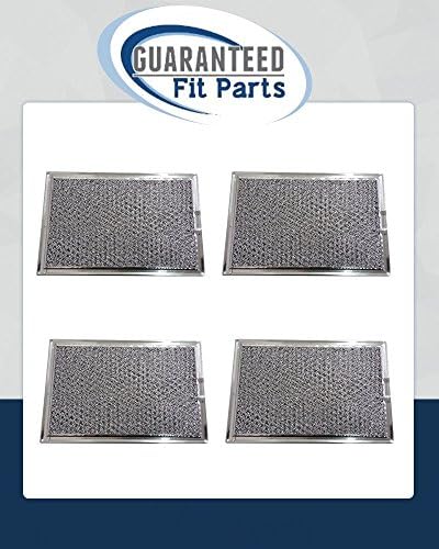 4-PACK Microwave Hood Grease Filter to fit GE WB06X10359 by GFP