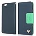iPhone 6s Plus Case,[5.5inch],Wallet Case,Premium PU Leather&Soft TPU Back,Impact Resistant&Scratch-proof Credit Card Holder,Magnetic Flip Cover[Blue]