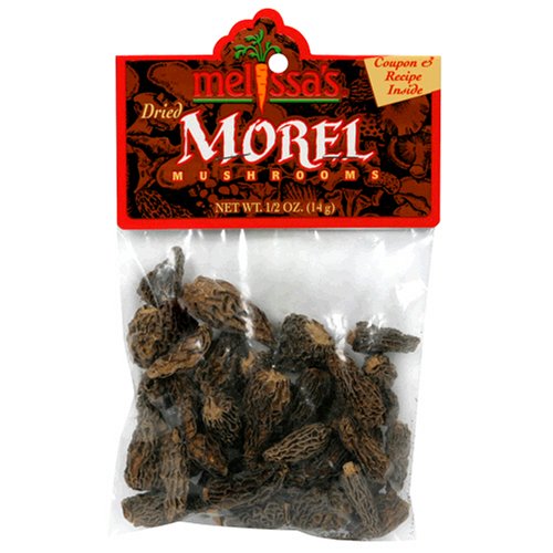 Melissa's Dried Morel, 0.5-Ounce Bags (Pack of 4)