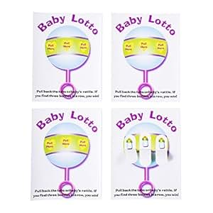 cards lotto baby shower game Amazon.com: Lottery Cards Lotto Party Raffle for Baby Game Shower