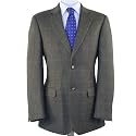 Brook Taverner Black Checked Wool Jacket - 44L