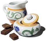 Pinzon by Caleca Sole 2-Piece Creamer and Sugar Bowl Set
