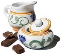 Caleca Sole 2-Piece Creamer and Sugar Bowl Set