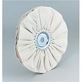 Woodstock International H1391 8 x 12 Ply x 5/8 Airway Soft Buff Wheel, 3500 RPM