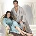 Turkishtowels Bamboo Bathrobe Collection 65% Bamboo 35% Combed Egyptian Cotton Made in Turkey (Sandstone)