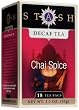 Stash Premium Decaf Chai Spice Tea, Tea Bags, 18-Count Boxes (Pack of 6)