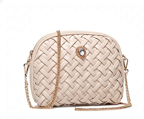 TESSLA SMALL Shell Handbag Crossbody Shoulder Messenger Totes Bag - White