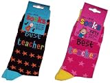 Simply The Best Teacher Socks - UK One Size