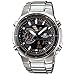 Casio Men's EFA131D-1A4V Silver Stainless-Steel Quartz Watch with Black Dial
