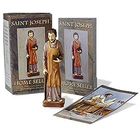 ST JOSEPH statue HOME SELLER selling Kit saint house figurine