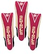 NCAA Licensed 3-Pack Golf Club Headcovers by Datrek