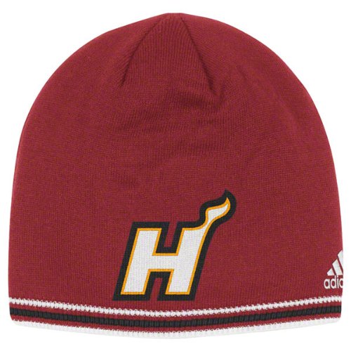 NBA Men's Authentic Team Knit Hat - Kf12Z, Miami Heat, One Size