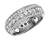 2.75 cttw Round Diamonds Eternity Band by Karina B(tm) - Platinum LIFETIME WARRANTY