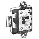 Richelieu Hardware - Box Lock Lft.Dr.20Mm.Ant.Brass (Rlu-18262003Ae)
