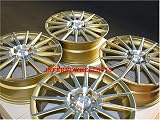 17 ADR INTERSPEED BRONZE WITH POLISH LIP WHEELS, A SET OF 4 WHEELS