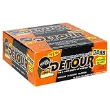 Detour Buzz Caffeinated Whey Protein Energy Bar, Caramel Peanut, 3 Ounces (Pack of 12)