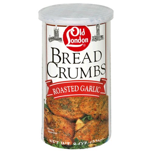 Old London Bread Crumbs, Garlic, 8-Ounce Boxes (Pack of 12) by Old London