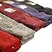 Lovely Annie Women's 6 Pairs Pack Knee Length Wool Socks Size 7-9 Six Colors