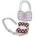 b.m.c BMC 4pc Various Design Pattern Shoulder Handbag Folding Purse Hangers Hook Set