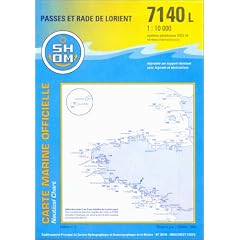 Carte marine : Passes et Rade de Lorient