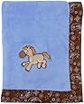 Trend Lab Cowboy Baby Framed Receiving Blanket, Blue