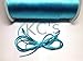 50 Yards - 2mm Turquoise Satin Rattail Cord Chinese/china Knot Rat Tail Jewelry Braid 100% Polyester