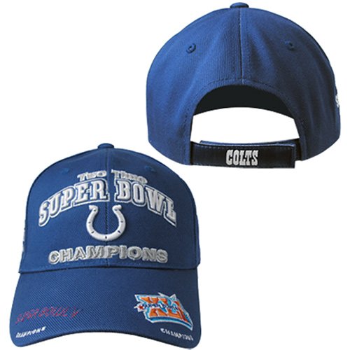 Reebok Indianapolis Colts Super Bowl XLI Commemorative Hat Adjustable