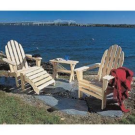 Natural White Cedar Adirondack Chair by