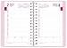 Brownline 2012 Daily Planner, Twin-Wire, Pink with Pink Ribbon, 8 x 5-Inches (CB634W.PNK)