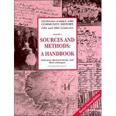 Studying Family and Community History: Volume 4, Sources and Methods for Family and Community Historians: A Handbook