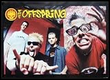 Offspring (Group, Making Faces) Black Wood-Mounted Music Poster Print - 24