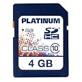 Platinum SDHC Class 10 - Secure Digital High Capacity Card (SDHC) 4096 MB