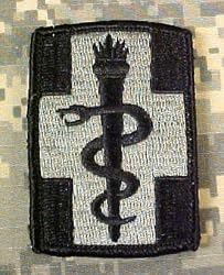 330th Medical Brigade ACU Patch Foliage Green