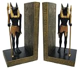 Pair Of Egyptian Jackal God Anubis Bookends Book Ends