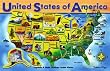 Melissa & Doug Deluxe Wooden USA Map