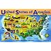 Melissa & Doug Deluxe Wooden USA Map